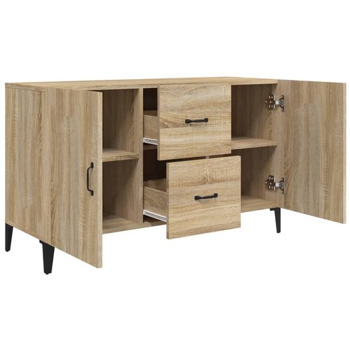  Komoda boja hrasta sonome 100x36x60 cm od konstruiranog drva Slike