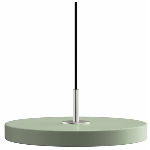UMAGE Svetlo zelena LED viseča svetilka s kovinskim senčnikom ø 31 cm Asteria Mini –