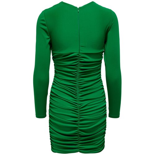 Only Cocktail obleka Fox 15278003 Zelena Slim Fit Slike