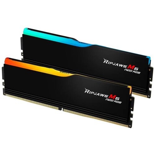 G.skill Ripjaws M5 Neo RGB 64GB (2x32GB) 6000MT/s DDR5 CL36 EXPO/XMP F5-6000J3636F32GX2-RM5NRK ram pomnilnik Cene