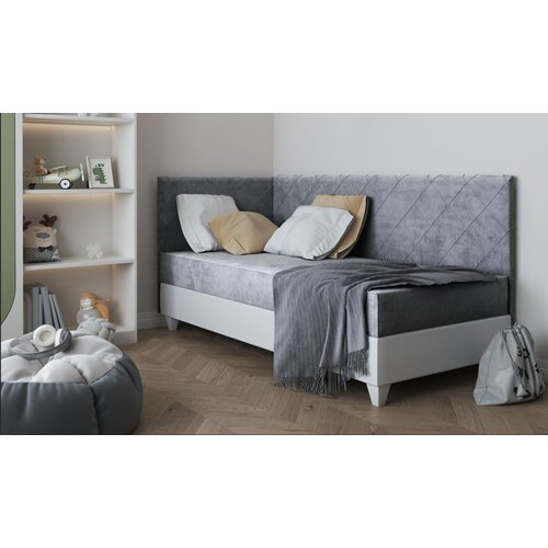 Molarem Home Dječji tapecirani krevet LAGOS III- 200x90 cm - Madrac T21 pjena Slike