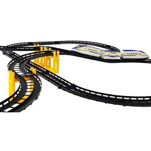 Lean Toys Baterijski vlak 626 cm Tracks Bridge Slike