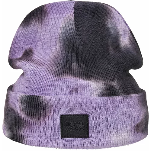 Urban Classics Accessoires Dye Beanie - Purple/Dark Grey
