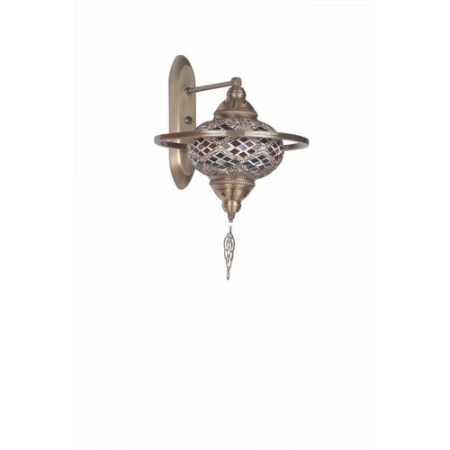 Opviq Zidna lampa Yeni Macellan Aplik Mozaik Camlı 7788 1A Cene