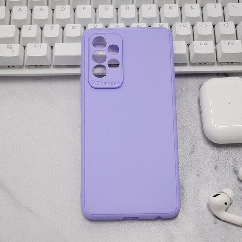  Maska 3D Camera za Samsung A52 4G/ A525F/ A52 5G/ A526B/ A52S/ A528B ljubičasta Cene
