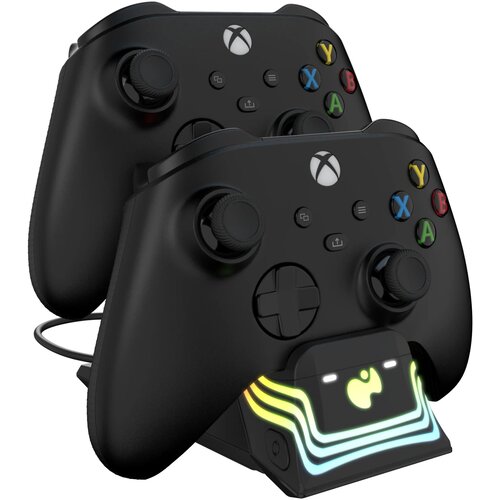 Pdp XBOX AFTERGLOW WAVE - DUALNI PUNJAČ CRNI Slike