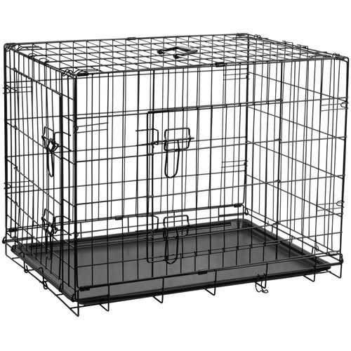 Rebel ANIMALS Metalni kavez za pse sa dvoja vrata L 76x53x59cm RA-1202 Cene