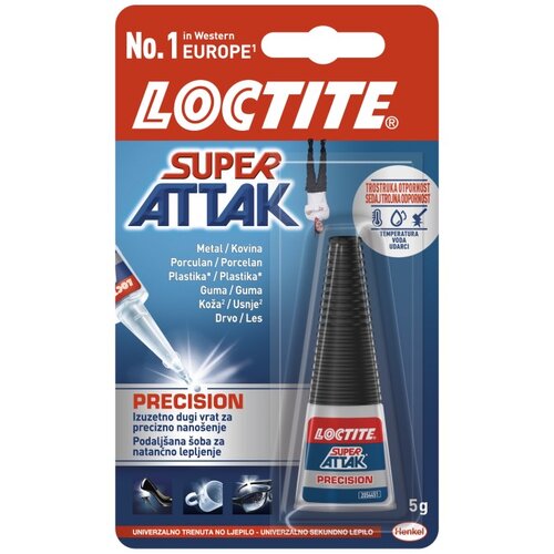 Loctite Sekundno lepilo Henkel Super Attak (5 g) Slike