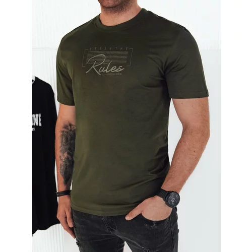 DStreet Men's T-shirt with print, green
