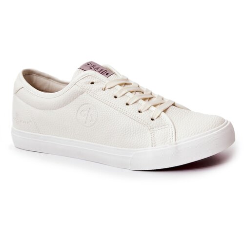 Kesi Men&amp;#039;s Leather Sneakers Cross Jeans JJ1R4023C White Slike
