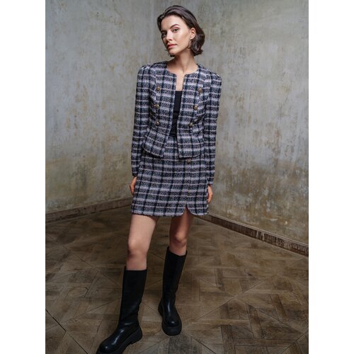 Orsay Black Women's Plaid Blazer - Women's Cijene