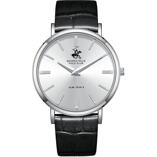 Beverly Hills Polo Club Mu&amp;scaron;ki sat BP3885X.331, Srebrno kući&amp;scaron;te, Crni Slike