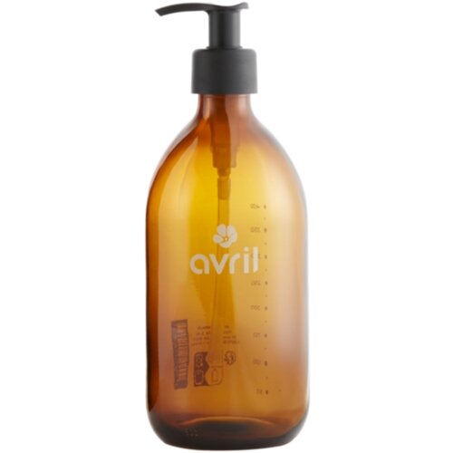 Avril Refillable Amber Glass Bottle - 500 ml Cene