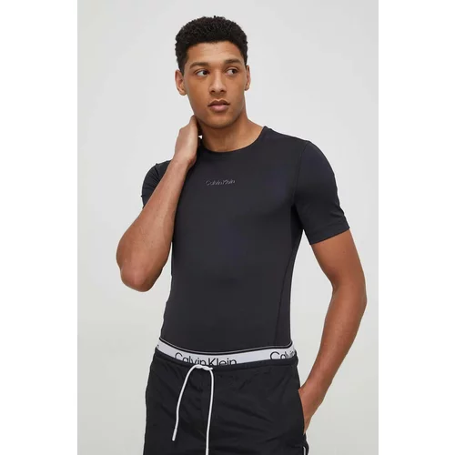 Calvin Klein Majica kratkih rukava za trening boja: crna, s tiskom