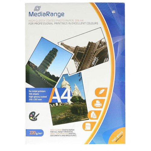 Mediarange Foto papir MRINK103, A4, 100 listov, 220 gramov Cene