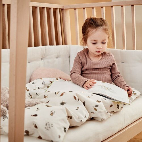 Leander&amp;reg; tkanena ograda za dječji krevet linea&amp;trade; i luna&amp;trade; snow Slike
