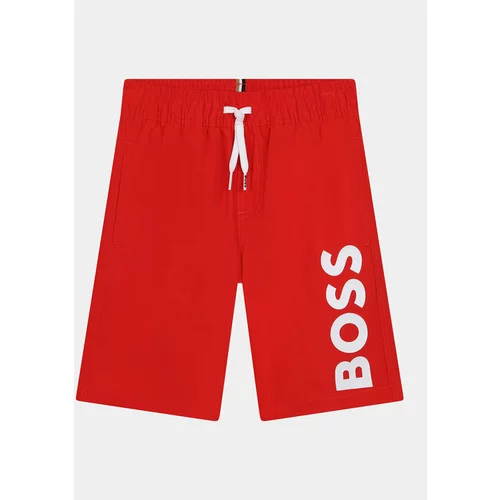 Boss Kopalne hlače J50662 S Rdeča Regular Fit