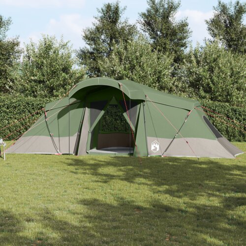 VidaXL družinski &amp;scaron;otor z okni dome zelen 6 oseb waterproof Slike