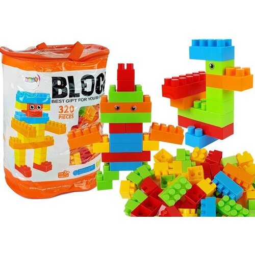 Lean_Toys Kocke v vrečki s 320 elementi Cene