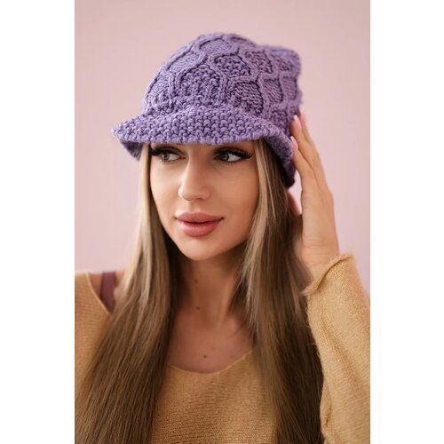 Kesi Cap with fleece Roma Bis K235 purple Slike
