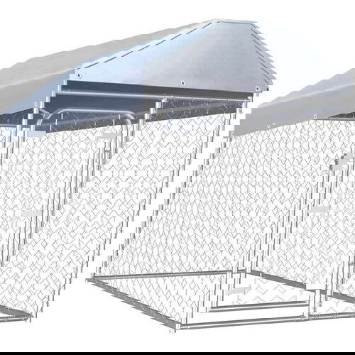  Vanjski kavez za pse s krovom 200 x 100 x 125 cm Cijene