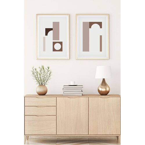 WALLXPERT Uokvirena slika Huhu110, 35x50 cm, 2 dijela Cene
