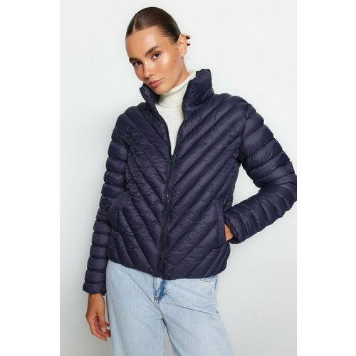 Trendyol Winter Jacket - Dark blue - Puffer Slike