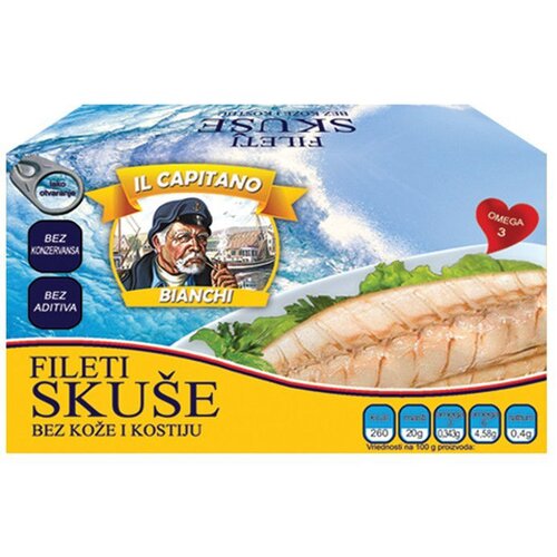 Il Capitano Skuša filet, 115g Slike