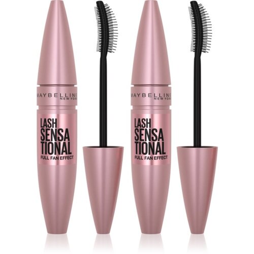 Maybelline Lash Sensational podalj&amp;scaron;evalna maskara za polne trepalnice odtenek 2x9.5 ml Slike