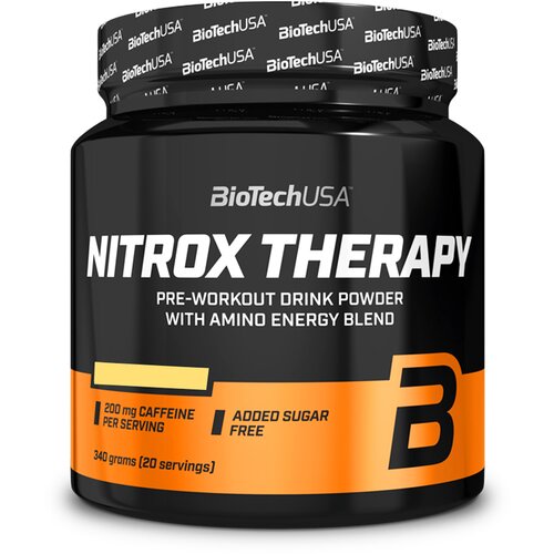 BioTech USA Nitrox Therapy pre-workout formula, tropskog voća, 340g Cene