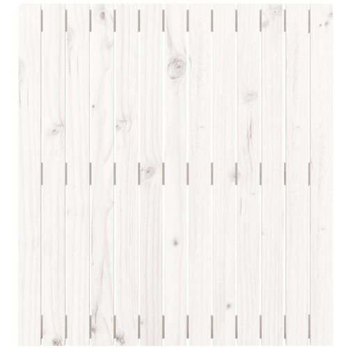  Zidno uzglavlje bijelo 82 5x3x90 cm od masivne borovine Slike