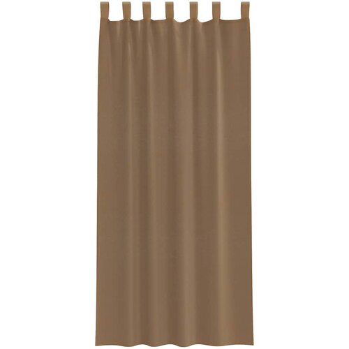 Voile zavjese s petljama 2 kom svijetlosmeđe 140x245 cm Slike