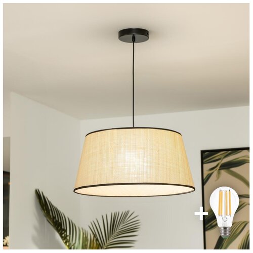  Brilagi - LED viseći luster na sajli CERIA 1xE27/40W/230V, prečnik 50 cm, bež Cene