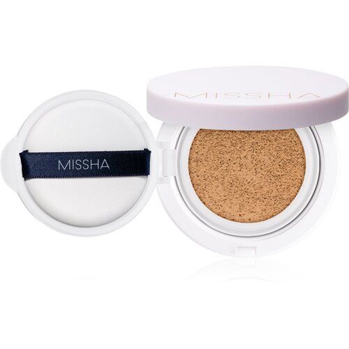 MISSHA Magic Cushion Cover Lasting dugotrajni puder u spužvici SPF 50+ nijansa #27 Honey Beige 15 g Slike