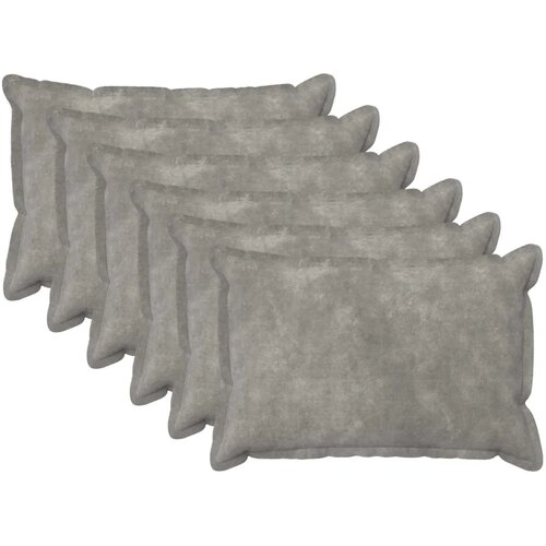  Jastuk s jastukom HOUTEN 6 kom. Svjetlosiva Mikrofibra Flis - Svjetlosiva 40 x 60 cm 6 Cene