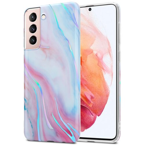 Cadorabo Case, združljiv s Samsungom v belem roza marmorju št. 15 - Zaščitni pokrov iz silikona TPU z vzorcem mozaika, (20565493) Cene
