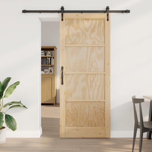  Klizna vrata ORKDAL Prirodna i crna 86 x 211 cm Cene