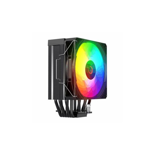CPU hladnjak RAMPAGE OCTAGON C70 Black 63CFM 12cm ARGB Temperature Display AM5/LGA1700 Compatible Air Cooled Fan, 41402 Cijene