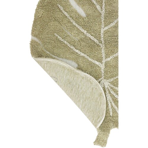Lorena Canals Kaki zeleni periv/ručno rađen pamučan dječji tepih 75x100 cm Mini Monstera Olive &amp;ndash; Slike