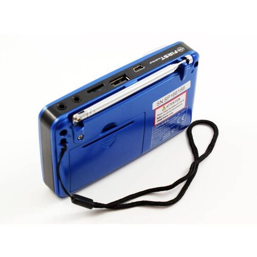First Tranzistor žepni FM LCD Display + MP3/USB/Micro SD, moder, (20831514) Slike