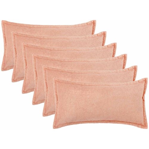  Presvlaka za jastuk 6 pcs HOUTEN Ružičasta 40 x 80 cm Bouclé Cene