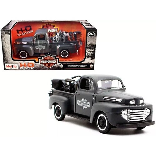 Maisto automobil 1:24 1948 ford F-1 pickup + 1:24 1942 wla flathead 32185 Cene
