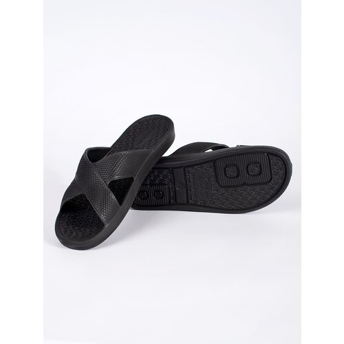 Shelvt Men&amp;#039;s black pool slippers Slike