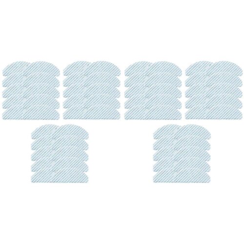 INORCO 60pcs za Deebot Ozmo T8 T8 Max robotski sesalnik Zmogljiva čistilna krpa za enkratno uporabo Mop krpa, (21853553) Slike