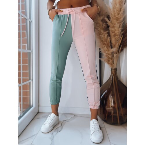 DStreet Spodnie damskie dresowe PASTELS r&amp;oacute;żowe Slike