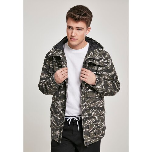 Urban Classics Tiger Camo Cotton Jacket Olive/blk/wht Slike