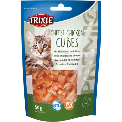 Trixie Poslastica za mace pileće kockice Chicken Cubes, 50 g Slike