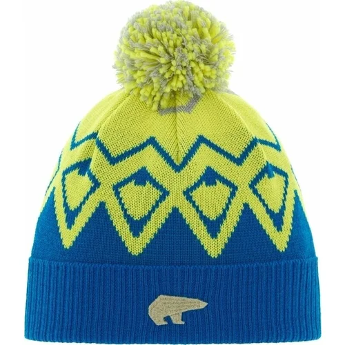 Eisbär Ziggy OS Pompon Beanie Bugatti/Ligt Yellow/Grey UNI Skijaška kapa