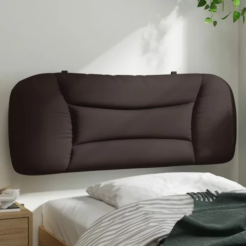 Jastuk za uzglavlje tamnosmeđi 100 cm od tkanine
