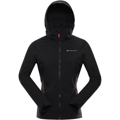 Alpine pro Women's softshell jacket with membrane LANCA black Cene